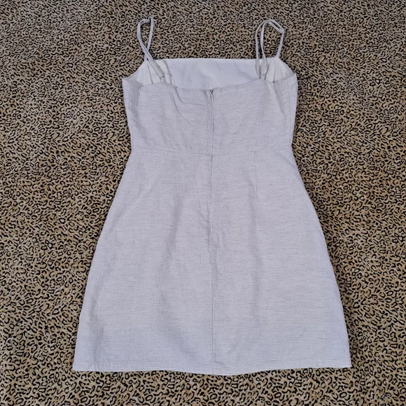🌈URBAN OUTFITTERS LINEN BLEND MINI DRESS - Picture 3 of 9